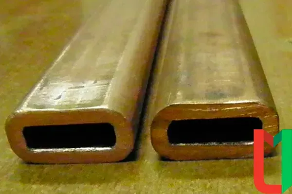Труба латунная прямоугольная Л59 35х7 мм